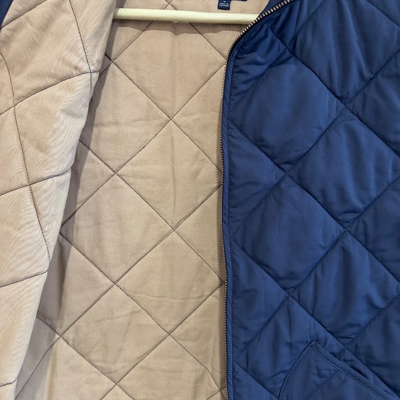 J.Crew Navy Blue Quilted Vest - Picture 3 of 5